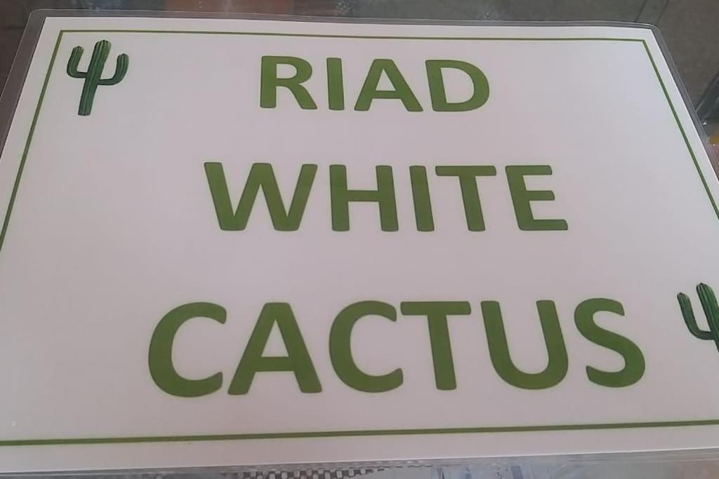 Riad White Cactus Marrakesh Exterior foto
